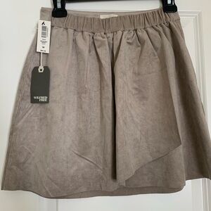 Aritzia suede skirt